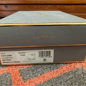 Louise et Cie LO-Claire Natural Marsaille Snake Sandles